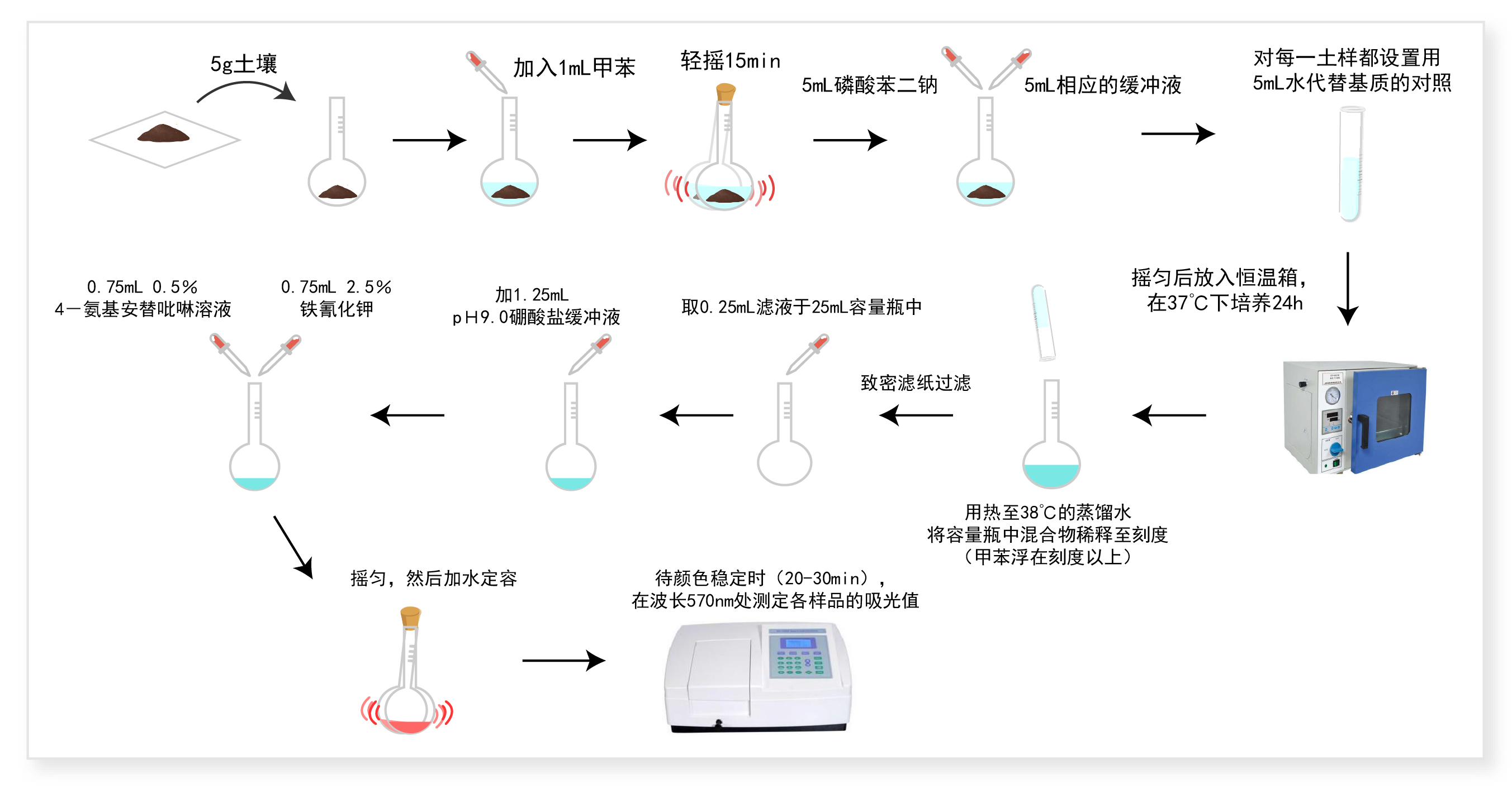 土壤碱性磷酸酶活性测定步骤